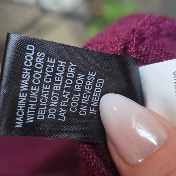 Torrid Wine Burgundy hacci Knit 3/4 fluted skater Dress 18 20 2x - Picture 7 of 9